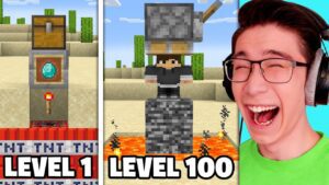 Testing Minecraft Pranks From Level 1 to Level 100 - Gameplay, Kingdom Kids Zone, Minecraft - EYstreem