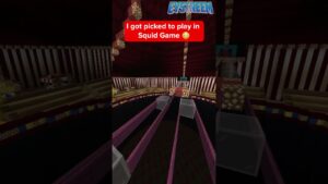 Playing SQUID GAME in Minecraft! #shorts - Gameplay, Kingdom Kids Zone, Minecraft - EYstreem