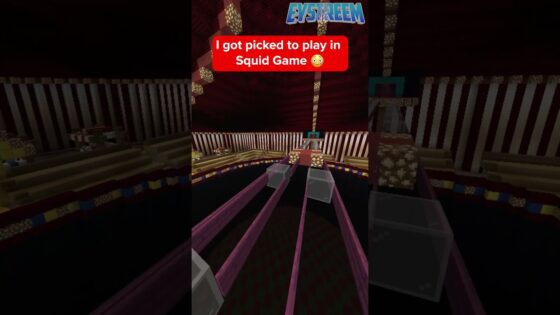 Playing SQUID GAME in Minecraft! #shorts - Gameplay, Kingdom Kids Zone, Minecraft - EYstreem
