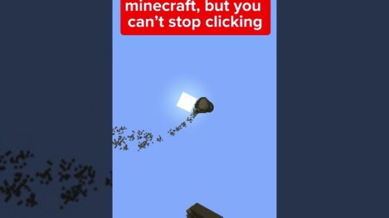 Minecraft, But You Can't Stop Clicking #shorts - Gameplay, Kingdom Kids Zone, Minecraft - EYstreem