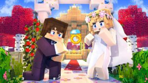 I Got Married in Minecraft! Magic of Kuma EP1 (Roleplay) - Gameplay, Kingdom Kids Zone, Minecraft - EYstreem