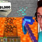 Minecraft, But I’ll Give You $1,000 To Dig Here! - Gameplay, Kingdom Kids Zone, Minecraft - EYstreem
