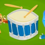 Nolik learns to Drum | The Fixies | Cartoons for Children - Kingdom Kids Zone, Little Learners - The Fixies