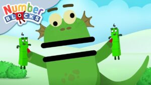 @Numberblocks- Four's Encounter with the Blockzilla 🦖 | Learn to Count - Kingdom Kids Zone, Little Learners - Numberblocks