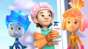 The Clean Team | The Fixies | Cartoons for Children - Kingdom Kids Zone, Little Learners - The Fixies