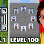 Testing Minecraft Illusions From Level 1 to Level 100 - Gameplay, Kingdom Kids Zone, Minecraft - EYstreem