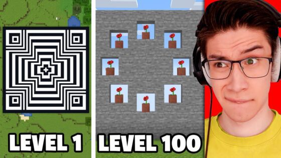 Testing Minecraft Illusions From Level 1 to Level 100 - Gameplay, Kingdom Kids Zone, Minecraft - EYstreem