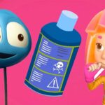 Different Kinds of Sprays | The Fixies | Cartoons for Children - Kingdom Kids Zone, Little Learners - The Fixies