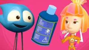 Different Kinds of Sprays | The Fixies | Cartoons for Children - Kingdom Kids Zone, Little Learners - The Fixies