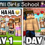 I Survived 100 Days as a BOY in ALL GIRLS SCHOOL! (Minecraft) - Gameplay, Kingdom Kids Zone, Minecraft - EYstreem