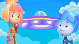 Is there life in outer space? 👽 | @TheFixiesOfficial | Cartoons for Children | #Aliens - Kingdom Kids Zone, Little Learners - The Fixies