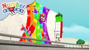 @Numberblocks- Fourteen's Tricks 🛹✨ | Number Magic - Kingdom Kids Zone, Little Learners - Numberblocks