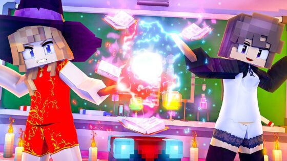 MAGIC SCHOOL! Magic of Kuma EP9 (Minecraft Roleplay) - Gameplay, Kingdom Kids Zone, Minecraft - EYstreem