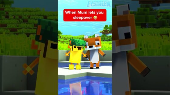 Minecraft Axolotl and Fox Best Friends Dance #shorts - Gameplay, Kingdom Kids Zone, Minecraft - EYstreem