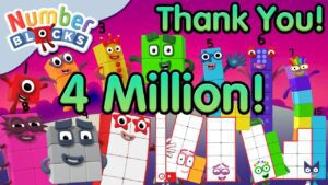@Numberblocks- Thank You for 4 Million Subscribers!!! π₯³π - Kingdom Kids Zone, Little Learners - Numberblocks