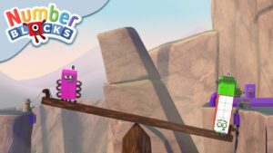 @Numberblocks- Balancing Fourteen 🛹 🌈 | Learn to Count - Kingdom Kids Zone, Little Learners - Numberblocks