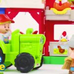 ⭐ Counting And Feeding The Animals ⭐ @littlepeople ⭐ Compilation - Kids TV Series, Kingdom Kids Zone - Little People - Fisher Price