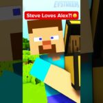 Steve Falls in Love with Alex #shorts #minecraft - Gameplay, Kingdom Kids Zone, Minecraft - EYstreem