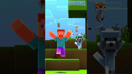 Send this to your friend with too many animals #shorts - Gameplay, Kingdom Kids Zone, Minecraft - EYstreem