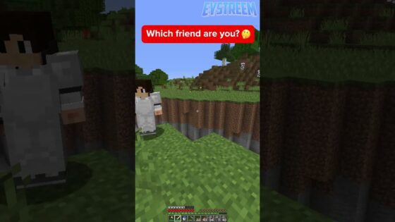 We all have this friend in Minecraft #shorts - Gameplay, Kingdom Kids Zone, Minecraft - EYstreem