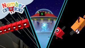 @Numberblocks- Outer Space Conquests! 🚀☄️ | Learn to Count - Kingdom Kids Zone, Little Learners - Numberblocks