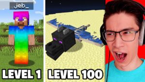 Testing Minecraft Secrets From Level 1 to Level 100 - Gameplay, Kingdom Kids Zone, Minecraft - EYstreem
