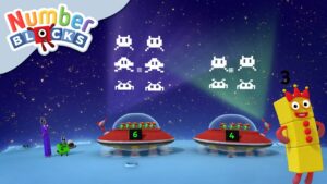 @Numberblocks – Space Sums 🛸🛰| Learn to Count - Kingdom Kids Zone, Little Learners - Numberblocks