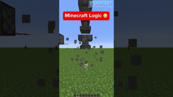 What is this Minecraft Logic? 😂 #shorts - Gameplay, Kingdom Kids Zone, Minecraft - EYstreem