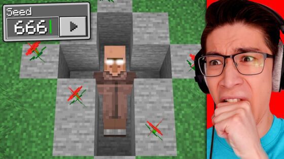 Testing Scary Minecraft Seeds That Are Actually Real - Gameplay, Kingdom Kids Zone, Minecraft - EYstreem