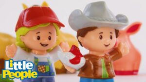 ⭐️ Day at The Farm! Count Farm Animals with Us 🐷🐮🚜 @littlepeople Season! ⭐ - Kids TV Series, Kingdom Kids Zone - Little People - Fisher Price