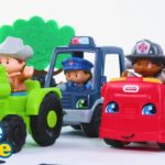 ⭐️Who has the fastest vehicle? CITY RACE 🚒🚛🚜🚙 ⭐️ @littlepeople Season ⭐️ - Kids TV Series, Kingdom Kids Zone - Little People - Fisher Price