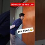 Minecraft vs Real Life #ShortsGames #YouTubePartner - Gameplay, Kingdom Kids Zone, Minecraft - EYstreem