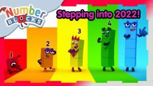 @Numberblocks- Stepping into 2022 🪜🎆| Happy New Year! | Learn to Count - Kingdom Kids Zone, Little Learners - Numberblocks