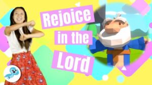 DANCE ALONG Rejoice in the Lord Always featuring CJ and Friends - Kingdom Kids Zone, Sing With Me - Listener Kids