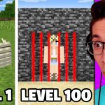 Testing Minecraft Traps From Level 1 to 100 (Part 2) - Gameplay, Kingdom Kids Zone, Minecraft - EYstreem