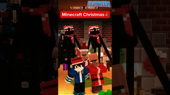 Minecraft Christmas Dance #shorts - Gameplay, Kingdom Kids Zone, Minecraft - EYstreem