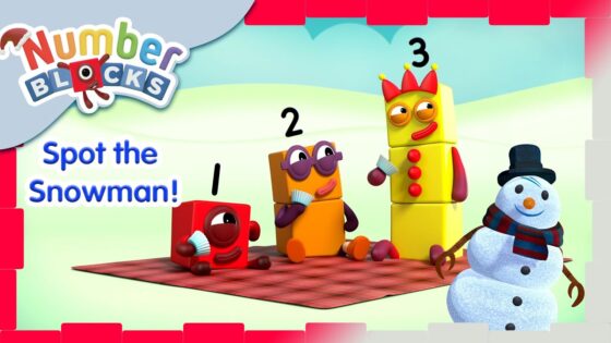 @Numberblocks- Spot the Snowman! ⛄️👀| Challenge Two | Merry Christmas! | Learn to Count - Kingdom Kids Zone, Little Learners - Numberblocks
