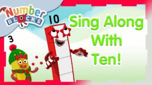 @Numberblocks- Sing Along with Ten! 🎤✨| Merry Christmas! | Learn to Count - Kingdom Kids Zone, Little Learners - Numberblocks
