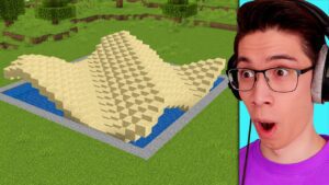 Testing Oddly Satisfying Minecraft Build Hacks - Gameplay, Kingdom Kids Zone, Minecraft - EYstreem