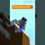 Dumb Ways to Die in Minecraft #shorts - Gameplay, Kingdom Kids Zone, Minecraft - EYstreem