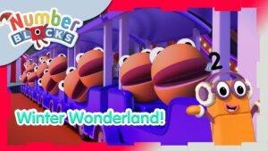 @Numberblocks- Winter Wonderland! 🎢| Winter Number Magic | Learn to Count - Kingdom Kids Zone, Little Learners - Numberblocks