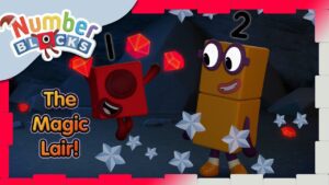 @Numberblocks- The Magic Lair of Shares 💎| Winter Number Magic - Kingdom Kids Zone, Little Learners - Numberblocks
