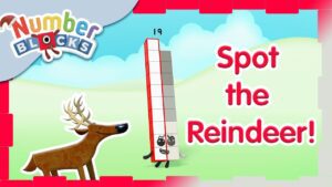 @Numberblocks- Spot the reindeer! 🦌✨| Challenge 1 | Merry Christmas! | Learn to Count - Kingdom Kids Zone, Little Learners - Numberblocks