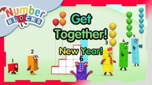 @Numberblocks- Get Together! 🎊 | Merry Christmas! | Learn to Count - Kingdom Kids Zone, Little Learners - Numberblocks