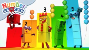 @Numberblocks – Numbers 1 to 5! | Learn to Count - Kingdom Kids Zone, Little Learners - Numberblocks