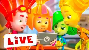 🔴 ПРЯМОЙ ЭФИР! LIVE ФИКСИКИ | ФИКСИКИ МЕХАННИКИ - Kingdom Kids Zone, Little Learners - Фиксики