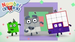 @Numberblocks – Square Numbers! 🟩 | Learn to Count - Kingdom Kids Zone, Little Learners - Numberblocks