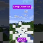 Travelling in Minecraft 2012 vs 2022 #shorts - Gameplay, Kingdom Kids Zone, Minecraft - EYstreem