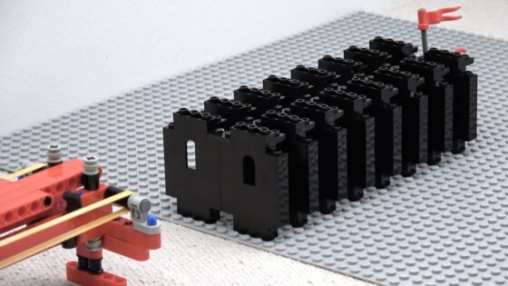 How Many Walls Stops A Lego Cannon? - Kids (6-9), Kingdom Kids Zone - Brick Experiment Channel