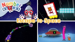 @Numberblocks – Escape to Space! 🌝 🚀 | Space Adventures | Learn to Count - Kingdom Kids Zone, Little Learners - Numberblocks
